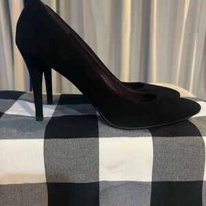Stuart Weitzman Black Suede Heels